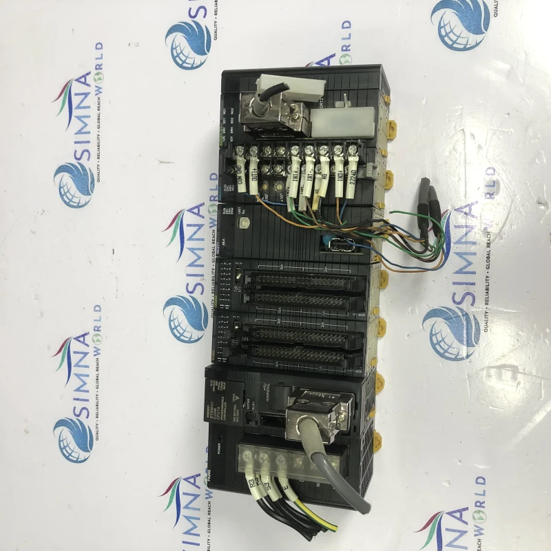 Omron SYSMAC CJ1 Series PLC System with CPU Unit and I/O Modules PLC RACK