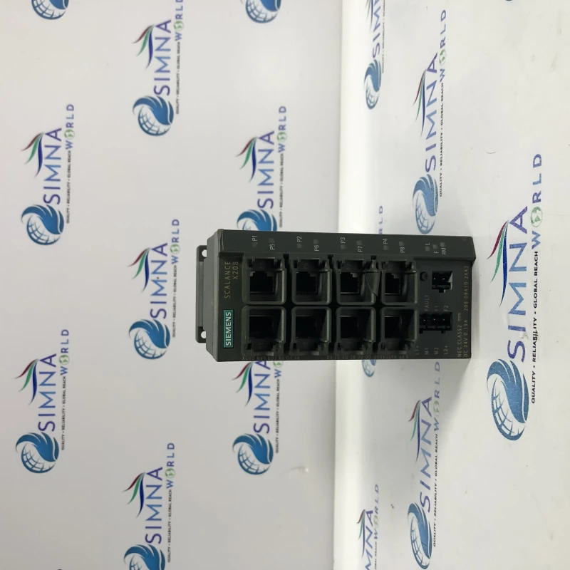 Siemens SIMATIC NET SCALANCE X208 Industrial Ethernet Switch. Ethernet switch