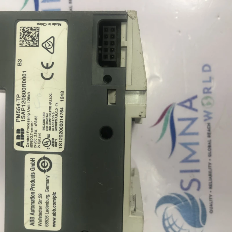 ABB PM554-TP AC500-eCo PLC CPU with Touch Panel. thumbnail 5