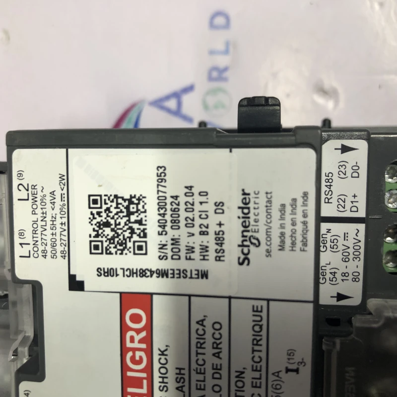 Schneider Electric PowerLogic EM6438 Energy Meter METSEEM6438HCL10RS. thumbnail 7